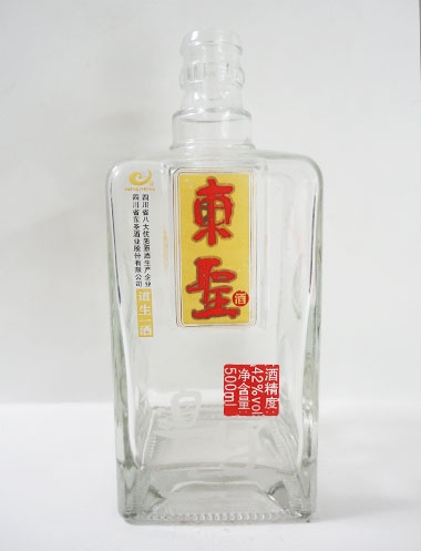 噴釉烤花酒瓶